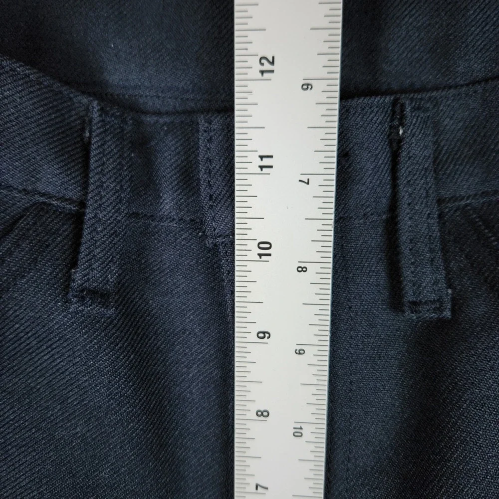 Vintage Levis 517 Sta-Prest Pants Mens 33x32 Navy Blue Dacron Polyester 90s USA